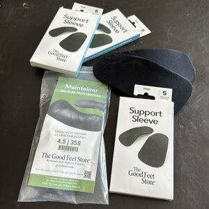 TWO Goodfeet Insoles Maintainer Mid Flex Shoe Foot Arch Supports 358 Size 4.5.